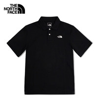 北面 POLO衫短袖男T恤透气夏季户外半袖 87UX JK3 M