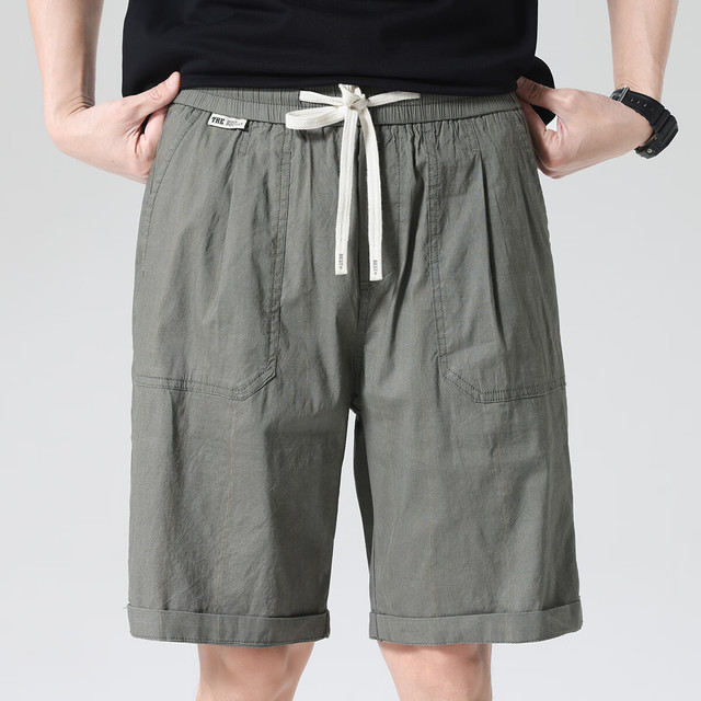 今日必买：布衣传说 26夏季新款苎麻混纺男士短裤（亚麻材质）