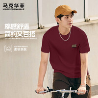 马克华菲 纯棉短袖t恤男夏季新款100%棉