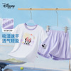迪士尼 清仓 男女童米奇套装 速干短袖+短裤2件套
