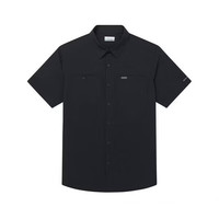 Columbia UPF100防晒 男士短袖衬衫