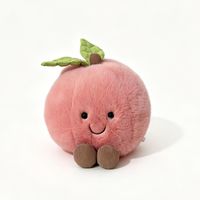 百亿补贴：邦尼兔 双叶桃子3.0版本 坐高约12cm 送礼玩偶