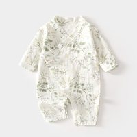 ergobag 新生儿纱布连身哈衣夏季薄款婴儿衣服男女宝宝连体衣爬服