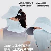 蕉下防晒帽全防护面罩女春夏AS723遮阳大帽檐鸭舌渔夫太阳帽