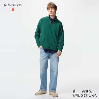 优衣库 水洗产品合作款 女士直筒牛仔裤 482860/63天蓝色 28 /160/7