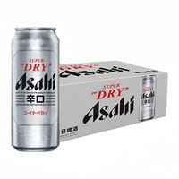 朝日啤酒 超爽系列朝日日式 500ml*24罐整箱