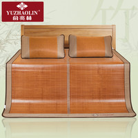 俞兆林 文竹碳化席 凉席冰丝藤席竹席家用三件套宿舍双面可用 背面冰丝竹席 120cm*200cm