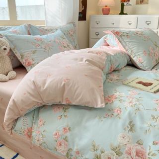 AIDLI 新疆棉100%纯棉印花四件套 200*230cm