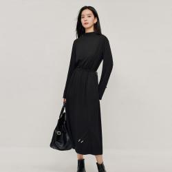 茵曼 收腰 女士连衣裙