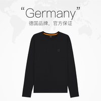 HUGO BOSS 男士圆领长袖T恤