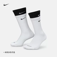 NIKE 舒适速干中筒训练袜(1双)透气运动拼接支撑NIKE DD2795