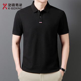 劲霸男装 长绒棉透气 黑色 XL Polo衫
