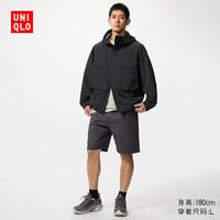 优衣库 弹力舒适短裤男装女装/起居裤26春夏新款481582 476081