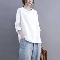 移动端：奈美涵 纯棉 女士长袖T恤