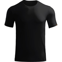 龙牙 速干 男士T恤 XL 170/104B(161-170斤) 极夜黑（圆领）
