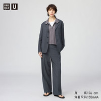  UNIQLO/优衣库 女士高腰直筒裤