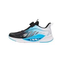  XTEP/特步 缓震旋钮扣飞弹科技 儿童跑鞋 黑/海水蓝 【夏季大网款】 37 码