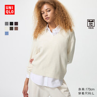 优衣库 女装 罗纹半开领针织衫/毛衣 480414 482253