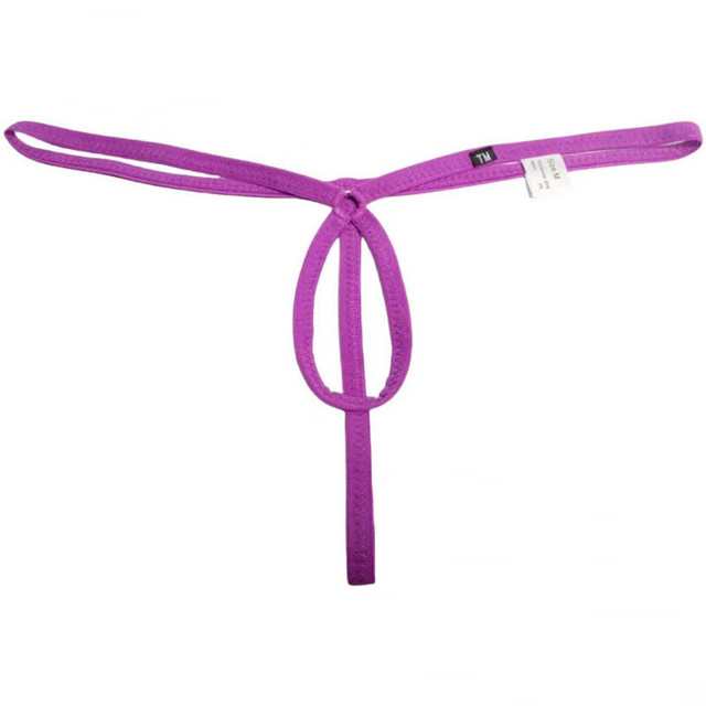 京喜 无品牌 男士丁字裤性感绷带裤纯色T裤低腰内裤