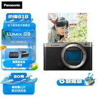 Panasonic LUMIX S9 全画幅 微单相机 银灰色 单机身