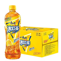 康师傅 冰红茶500ml×12瓶柠檬口味即饮爽口解腻茶饮料整箱正品批发