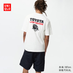优衣库 UT TOYOTA印花T恤 白色 M