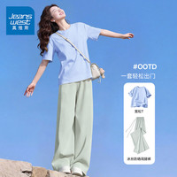  JEANSWEST/真维斯 纯棉 女士休闲运动套装