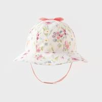 戴维贝拉 儿童帽子女童夏季抗菌凉感渔夫帽女宝遮阳帽