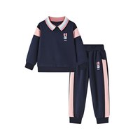 迪士尼 女童卫衣套装 藏青色