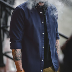 马登 美式工装磨毛牛津纺长袖衬衫（多款可选）