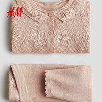  H&M 棉质针织 儿童套装