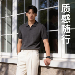 吸湿排汗 男士针织衫