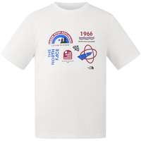 THE NORTH FACE 北面 8M75 透气印花 白色 S 短袖T恤