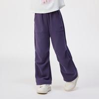 茵曼 女童裤子26春夏中大童时尚百搭直筒休闲裤儿童捏褶设计长裤