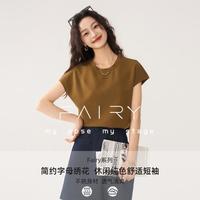 CHIU·SHUI/秋水伊人 简约宽松 女士T恤