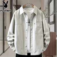 PLAYBOY/花花公子 男士牛仔外套