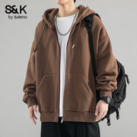  Baleno/班尼路 加绒加厚 男士连帽卫衣
