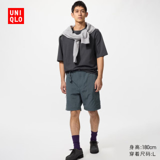  UNIQLO/优衣库 宽松 男士休闲短裤