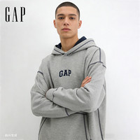  Gap/盖璞 logo刺绣 连帽卫衣