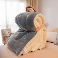 魅森羊羔绒加厚保暖被