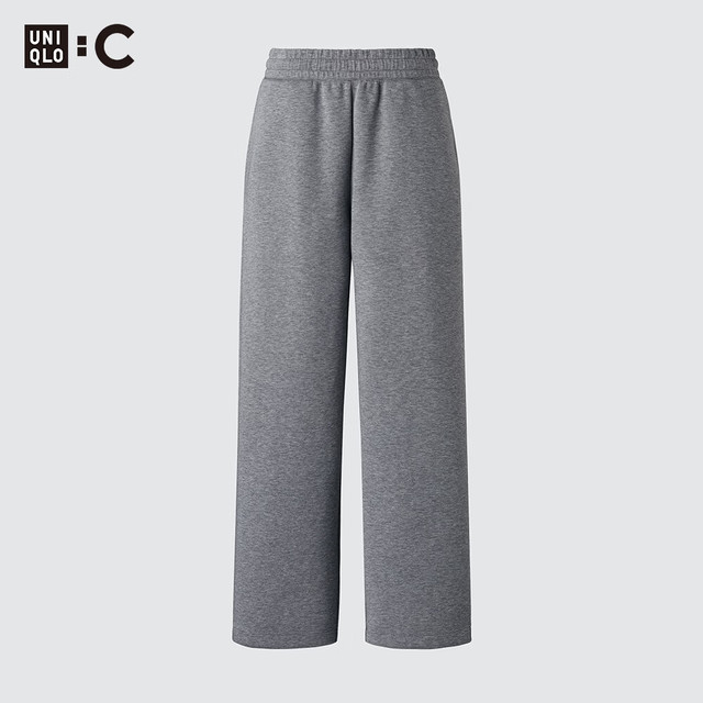 优衣库 C系列合作款 男女同款束脚直筒两穿宽松运动长裤 482314