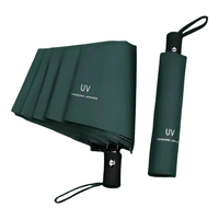  波溜紫 自动升级UV 折叠雨伞