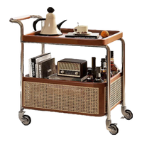  锦需 整墙收纳 书架置物架+开放格+洞洞板 主图同款 开放格+洞洞板胡桃木色