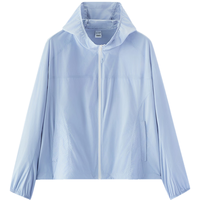  Semir/森马 凉感肌理 女士防晒外套 灰蓝A81366 M