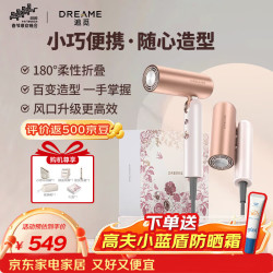 追觅 迷你负离子护发吹风机造型师便携高速吹风机电吹风可折叠口袋礼盒款P10 Pr
