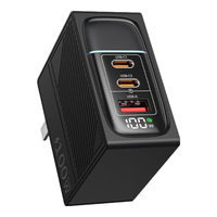 Lenovo/联想 100W屏显三头快充 氮化镓充电器 双Type-C线