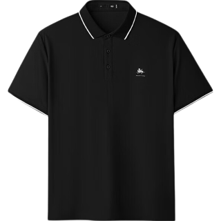  HLA/海澜之家 凉感耐磨弹力 男士短袖POLO衫