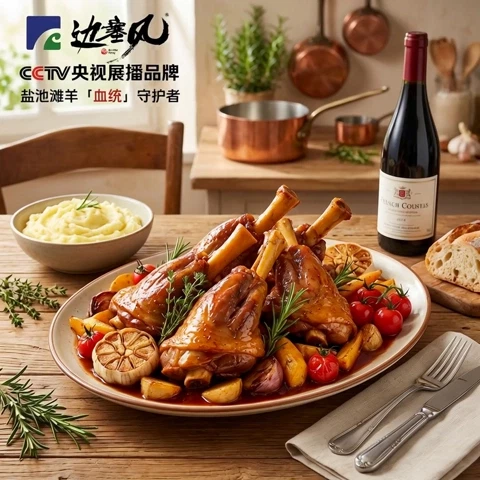 地理标志产品：边塞风 宁夏盐池滩羊法式小羊腿 2斤（共赠羊肉串200g*2）