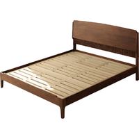  晨物 环保木蜡油 双人床 1.5米丨环保木蜡油丨苏作工艺