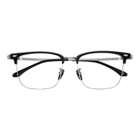  ZEISS/蔡司 防蓝光 男士近视眼镜框 万新镜片1.67防蓝光变色 配万新镜片1.67防蓝光变色【灰】 0-800度 久森972014黑眉银腿C1